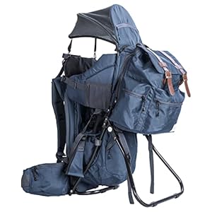 ClevrPlus Urban Explorer Child Carrier Hiking Baby Backpack, Marine Blue