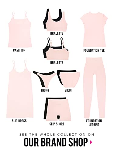 Image of Smart & Sexy Women's Naked Bralettes for Women, Multi Pack, Comfortable Bras for Women with No Underwire, Bralette Sets Have Multiple Bras in Each Bralette Pack Blushing /Blushing /Black /Black L /XL
