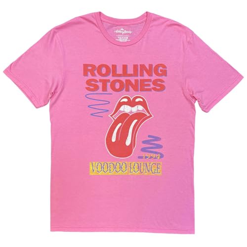 T-shirt Rolling Stones Voodoo Lounge 1994 vintage en coton noir tour de chant