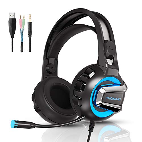 ーミングヘッドセット ヘッドセット ps4 ヘッドホン 高精密マイク付き 有線 重低音