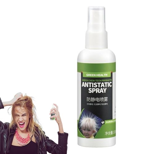 Anti Static Spray, Clothing Static Cling Eliminator, Portable 100 ml Fabric Spray For Travel, Gentle Composición Detailed Effect, Garment Care Accessory, Suitable Hair Clothes And Seasonal