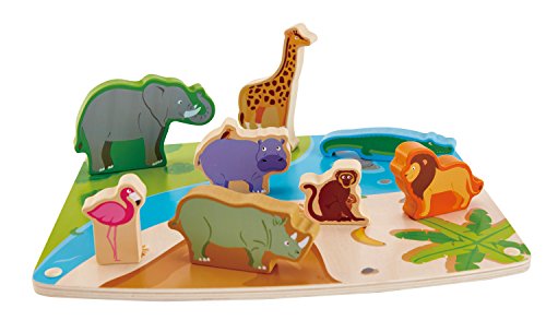 Preisvergleich Produktbild Hape E1455 Steckpuzzlespiel Wildnis