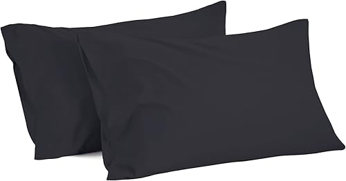 Fundas de almohada de tamaño estándar 100% algodón egipcio de 800 hilos, súper suaves, perfectas y sedosas, tejido de satén (20 x 30 pulgadas)