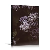 Canvas Wall Art Pink Petals Colorful Farmhouse/Country Floral Multicolor Patterns Photography - 12x18 inches