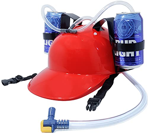 New and improved Beer Helmet Drinking Hat, The Beer Hat Drinking Holder or Soda Drink hat are the best Beer Hats available, Beer Drinking Hat or Soda Hat can be a good Drinking Accessories Gag Gift.