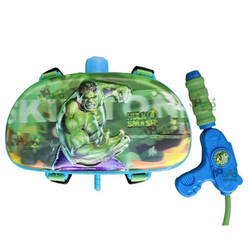 PoPo Toys Holi Pressure Pichkari with Hulk Pencil Box Character Bag Tank- 2.5 LTR, with Free Balloons, Gulal and Surprise Holi Gift | Multicolor (B0CW38D13L) Amazon Price History, Amazon Price Tracker