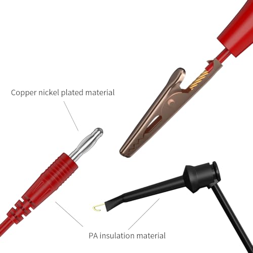 Image of BNC Male Plug to Banana Socket Oscilloscope Accessory Set, Test Lead Kit(7pcs)