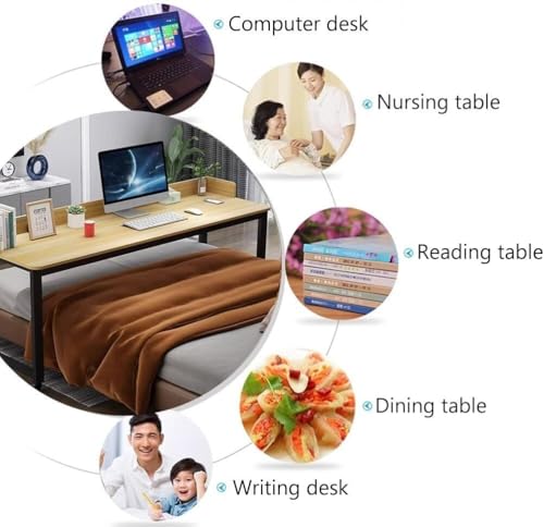 Table de lit et bureau mobile pour ordinateur portable à roulettes - 2