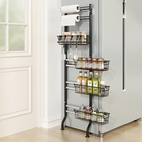 Bukfen 6-Tier Slim Corner Shelf & Spice Rack