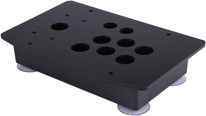 Kafuty Arcade Set, Acrylic Panel and Case, DIY Set Kits Replacement, for Arcade Game, Support Various Classic Games (Black)