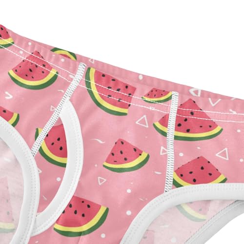 Wusikd Cute Watermelon Pink Boys' Underwear Cotton Boys Briefs Soft Toddler Underwear 2T4