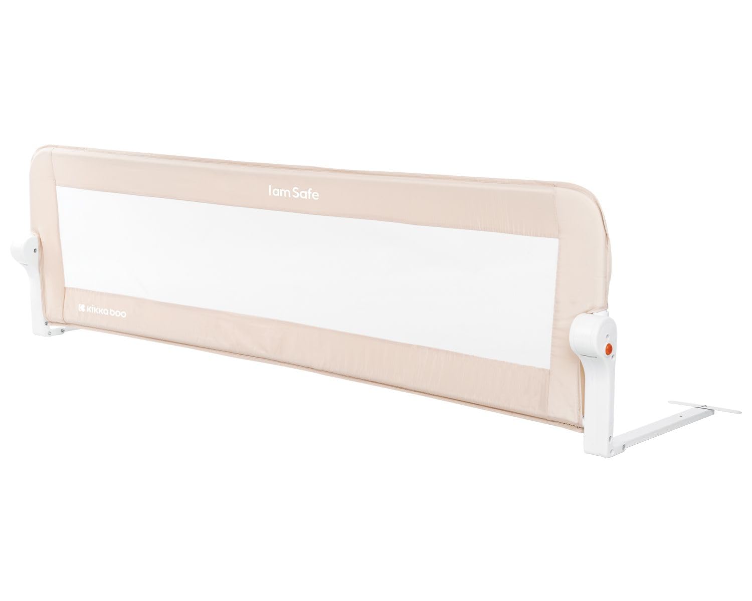 Kikkaboo protezione il letto Sono sicuro 150 cm pieghevole protezione il letto, colorazione:marrone chiaro