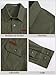 Gihuo Long Sleeve Work Shirts for Men Button Down Shirt Men Cotton Cargo Tactical Shirt for Fishing Safari(Army-S)