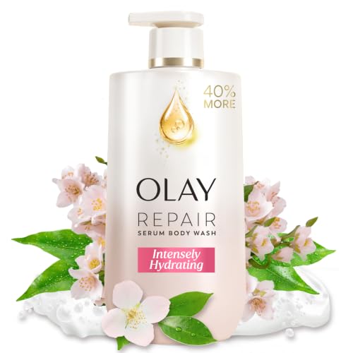 Olay Body Wash for Women, Intensely Hydrating, Hyaluronic Acid Serum Complex, Renews Moisture, Free of Parabens & Phthalates, Vitamin B3 Lameller Technology, For All Skin Types, 28 fl oz - image 1