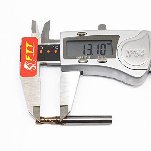 Tool Part for 1PCS HRC60 5mm Solid S D5X13LXD6X50L 2 Flute Standard Length Side Milling Slotting Profiling Face CNC