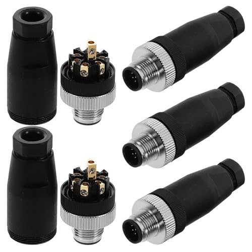 Conector aeronáutico de 8 pines PRETYZOOM para reparar conexiones en maquinaria externa