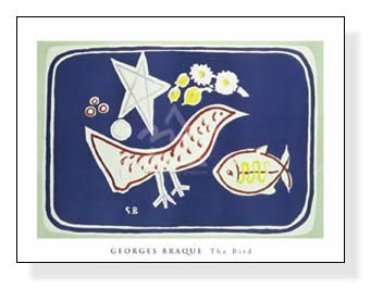 Amazon.co.jp: ポスター ジョルジュ ブラック The Bird : ホーム＆キッチン