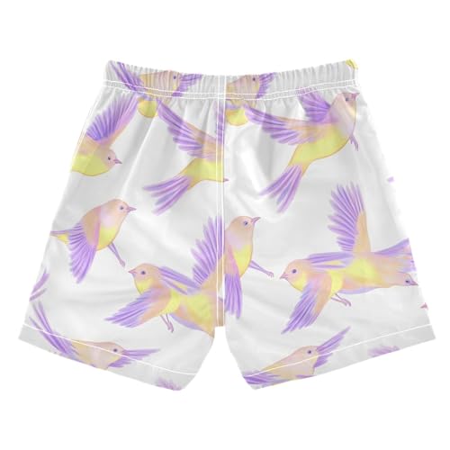Bird Yellow 1 Boys Swim Trunks Toddler Shorts Swimwear Boardshorts2