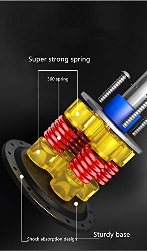 'N/A' Boxing Punching Bag Adult Response Target Rotating Vertical Stick Target Home Training Device Practice Sanda Equipment Dodge Speed Ball (Black)