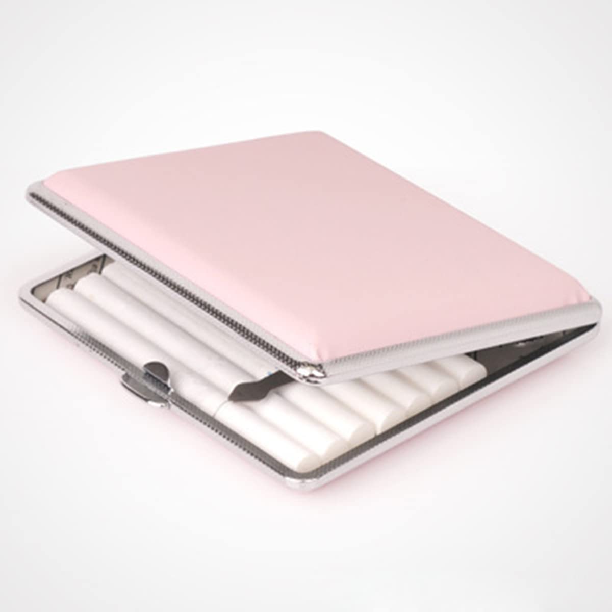 Etui na papierosy Metalowe pudełko na papierosy z zamknięciem magnetycznym Pudełka na papierosy wykonane ze stopu aluminium do pudełka na papierosy， damskie，