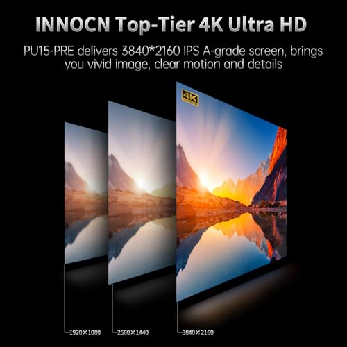 INNOCN 15.6 inch Portable Monitor Touchscreen 4K OLED PU15-Pre USB Type C HDMI External Monitor with Battery for Laptop PC Mac Tablet PS4 Xbox Switch - Image 4