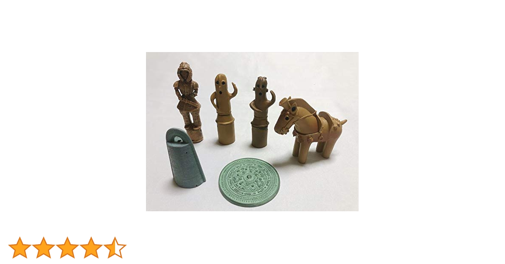 旧蔵　祭祀品　魔除け女性　人形埴輪　銅製 旧蔵 祭祀品 魔除け女性 人形埴輪 銅製 埴輪女子倚像 文化遺産