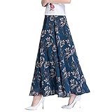 Caractéristiques : taille haute, taille élastique ou fermeture éclair, plissée, trapèze, couleur unie ou imprimé, jupe longue, jupe midi, coupe décontractée.