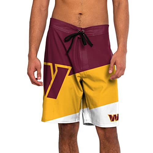 Image of FOCO Mens NFL Team Logo Color Dive Swim Boardshorts