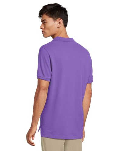 Image of U.S. POLO ASSN. Men Cotton Regular Fit Solid Polo With Small Pony | Two-Button Closure Pique Polo Shirt, Summer Fashion Golf Shirt