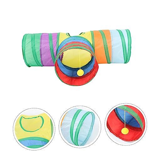 Juguete para gatos con canales estructura plegable y resistente 7