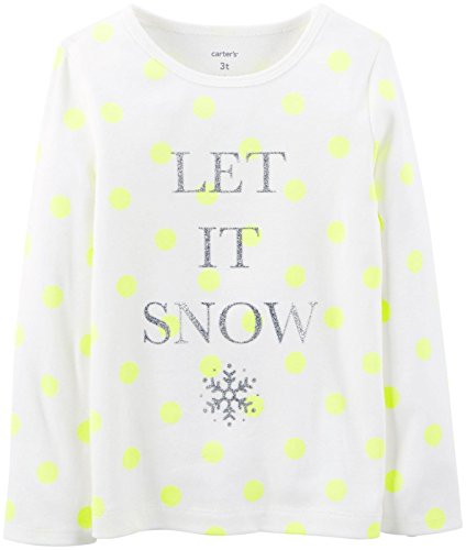 Tee-shirt Let It Snow Carter's vêtement hiver bébé motif imprimé 18 mois