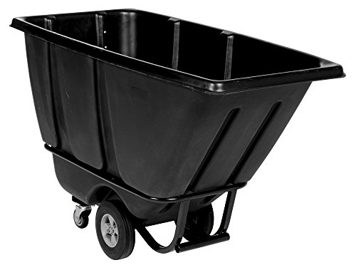 Carretilla plástica resistente tipo tilt de 73 lb 62x28x35 in