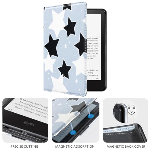 Image of CoBak Case with Stand for Ebook Readers - Durable PU Leather Cover with Auto Sleep Wake, Card Slot, Hand Strap Feature Kindle Paperwhite case