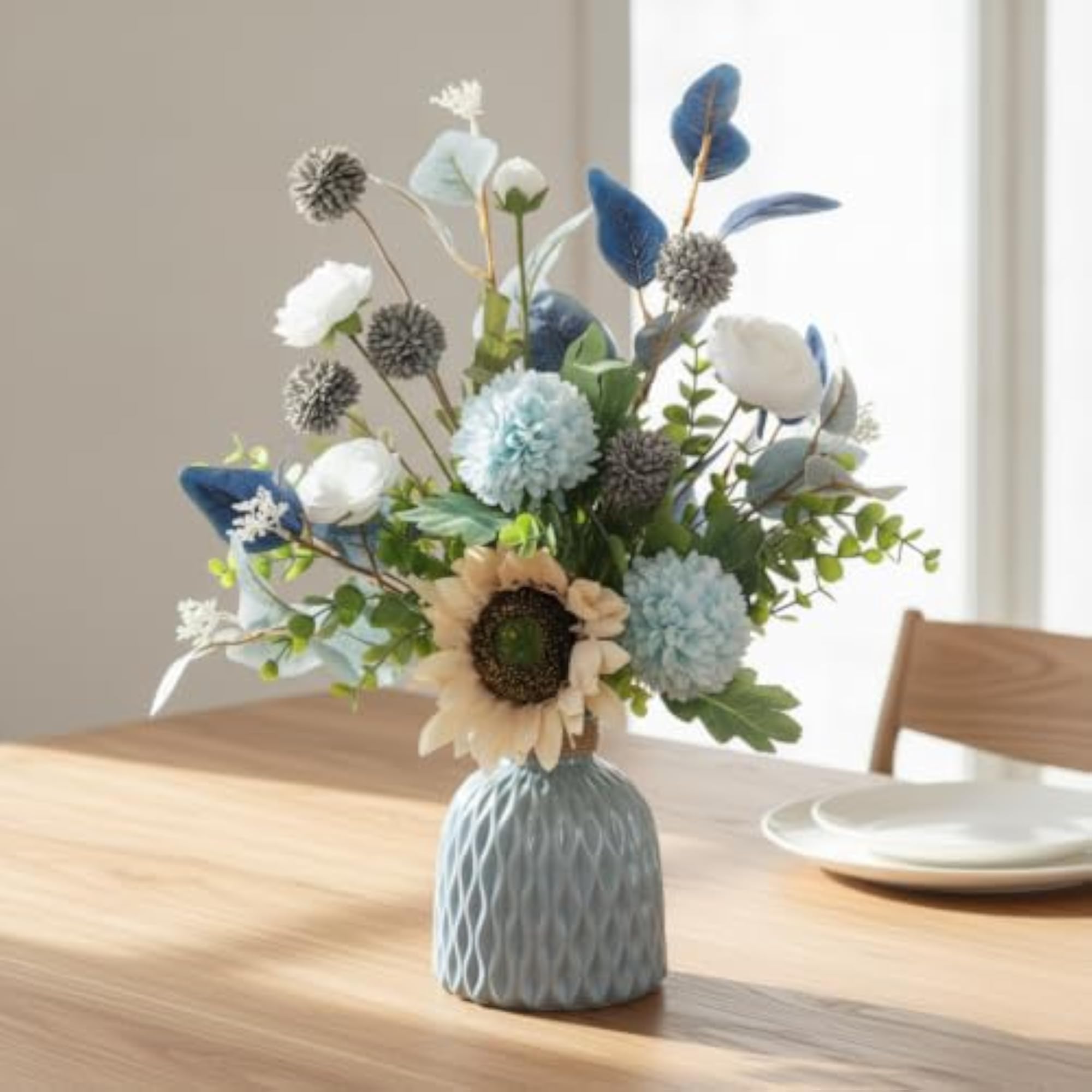Artificial Flower Arrangement with Pot
