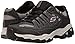 Skechers mens Afterburn M. Fit fashion sneakers, Charcoal/Black, 10 US