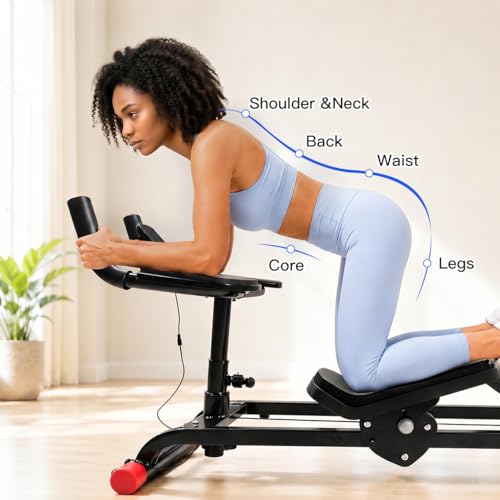Image of Spine Twist Stretcher, Crawling Workout Machine - Full Body Low-Impact Cardio Machine with Adjustable Hand Grips for Home & Gym, Abdominal, Waist and Core Training, Up to 330lb Capacity
