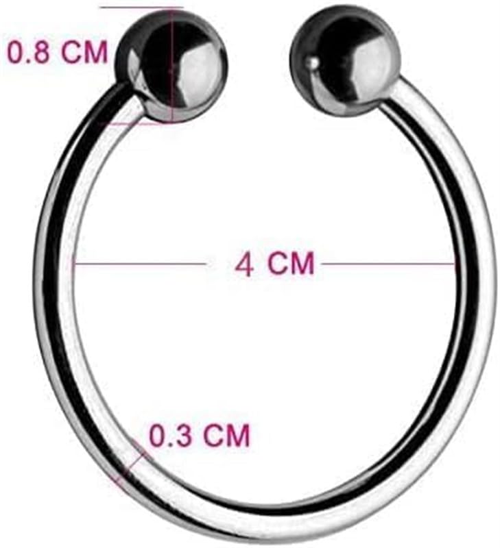 Anello di Allenamento Muscolare di Fitness in Argento migliora la Resistenza e la Forza Muscolare, Aumenta la durezza e la Resistenza, Regalo di Coppia