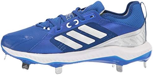 adidas Women's FV9040 Baseball Shoe, Royal Blue/Silver/White, 7.5 | Image 7