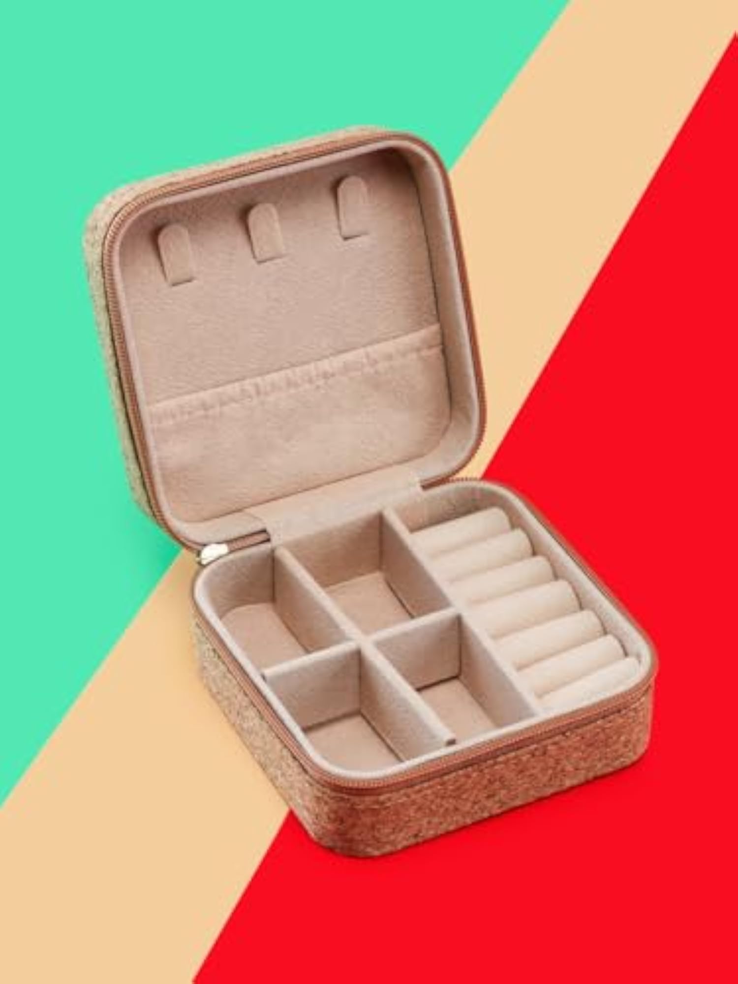 Portable Travel Jewelry Box, Small Organizer