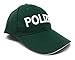 DDS Kinder Baseball Polizeimütze - Polizei Cap für Kostüm zu Fasching BZW. Karneval | Basecap Mütze mit hochwertiger Aufschrift Polizei | Cape verstellbar mit Klettverschluss
