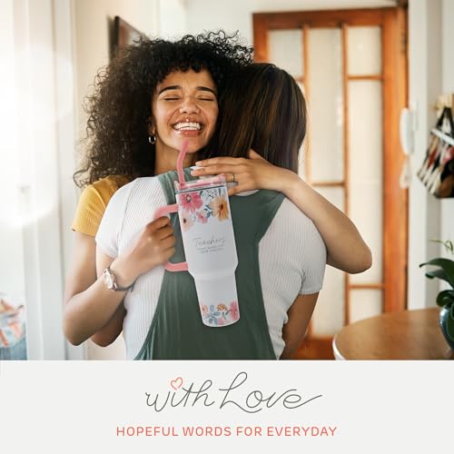 Image of WITH LOVE 40 oz Tumbler: Teachers Plant Seeds That Grow Forever