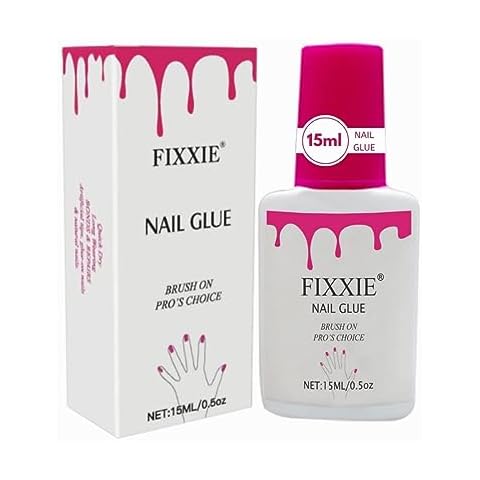 FIXXIE Extra Strong Nail Glue with Brush Cover