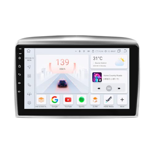 Android 13 Radio de coche para Lancia Ypsilon 2006 2011 con Carplay inalámbrico Android Auto 8 Core 4G + 32G QLED Pantalla WiFi Navegación Bluetooth 5.0