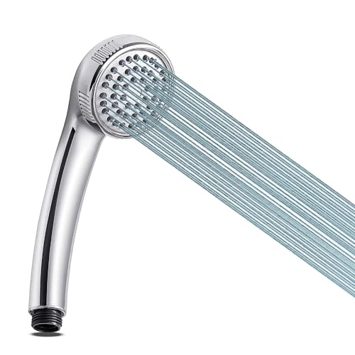 AQUALONA® Aquaspray Handheld Shower Head - 2 Faces Supplied - Saves Water - Boosts Water Pressure - for High & Low Water Pressure - Rub Clean - Adult, Children, Pet, Home, Gym - Universal