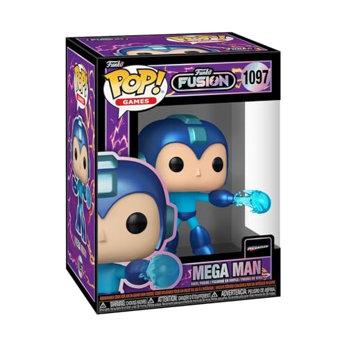 Funko Pop! Games: Fusion - Megaman - Mega Man - 1/6 Odds for Rare Chase Variant Fusion - Collectable Vinyl Figure - Gift Idea - Official Merchandise -...