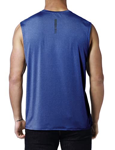 Image of EZRUN Men's Workout Sleeveless Shirts Quick Dry Muscle Swim Shirt Gym Fitness Running Beach Tank Tops