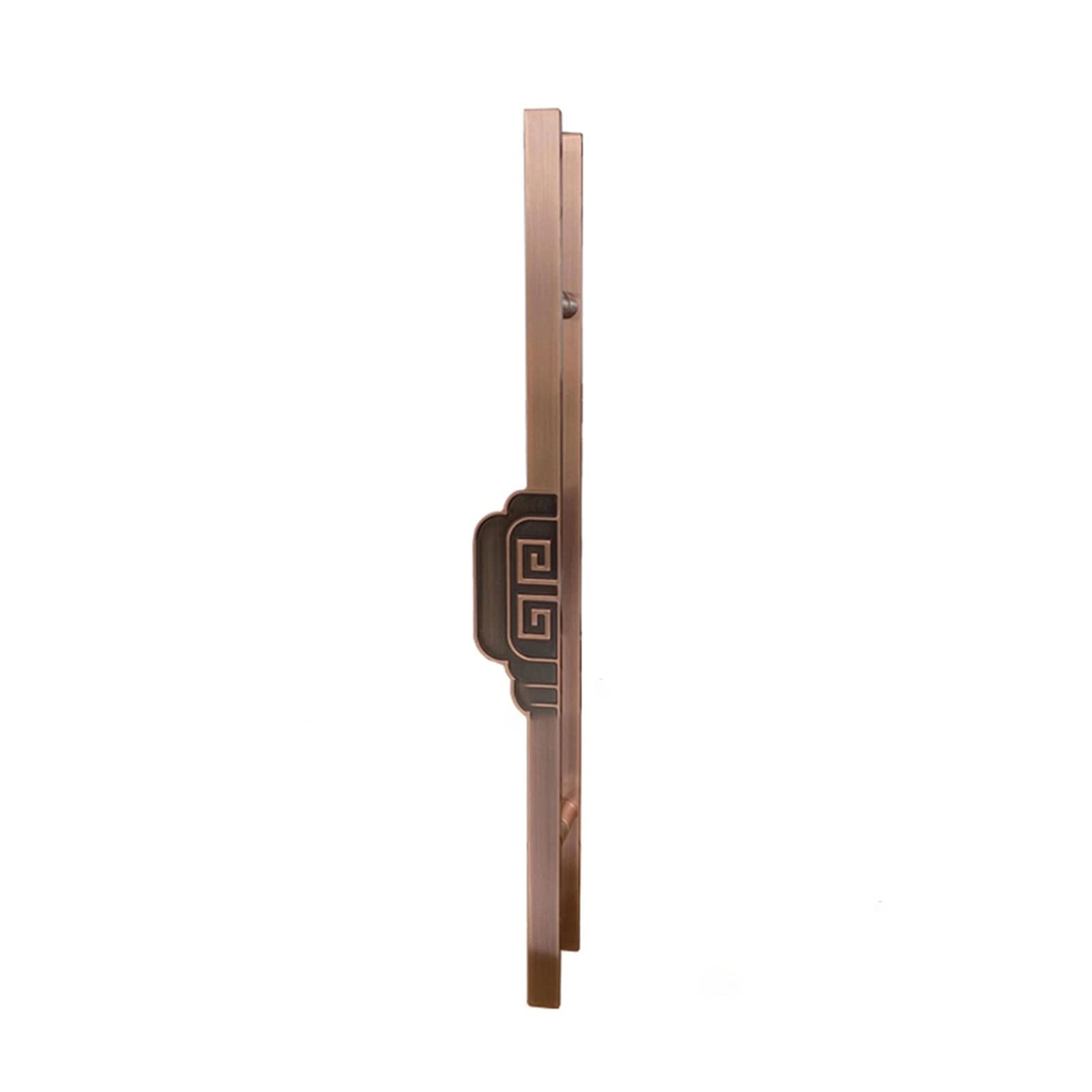 Poignée pour porte en verre sécurisée en aluminium bronze pour stopper les traces de doigts