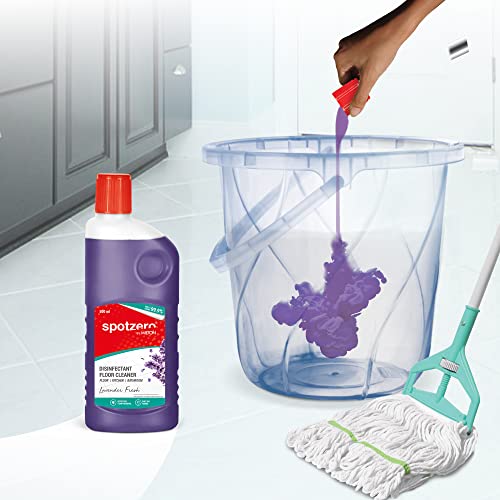 Image of Spotzero By Milton Disinfectant Floor Cleaner Set of 3, 500 ml Each, Lavender | Surface Cleaner | Stain Removal