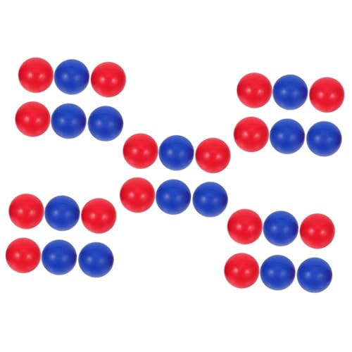 TOYANDONA 5sets Colored Beach Paddle Balls Soft Pu Material for Safe Outdoor Games for Beginners for Practice and Training Activities 6pcs*5