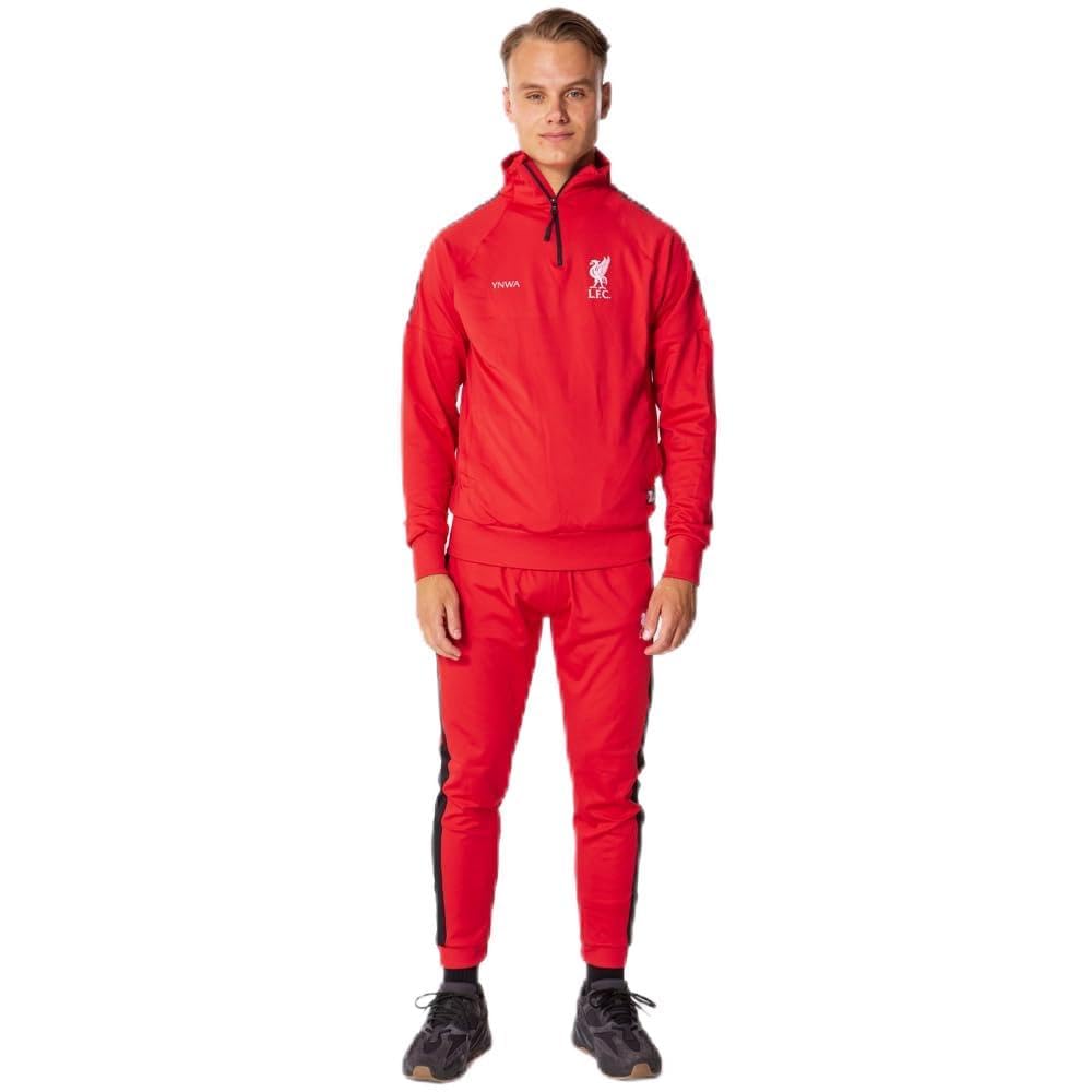 Tuta ufficiale FC Liverpool da uomo, 22/23, taglia M (M), giacca e pantaloni da allenamento Liverpool a maniche lunghe, giacca e pantaloni da calcio per allenamento